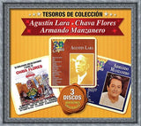 Agustin Lara, Chava Flores, Armando Manzanero (3CD Tesoros de Coleccion) 190759611326
