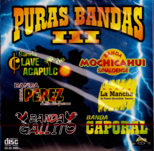 Puras Bandas (CD Vol#3 Varios Artistas) AMS-2005