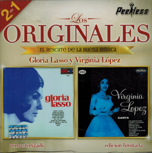 Gloria Lasso y Virginia Lopez (CD 2en1, Los Originales) 5054196060756