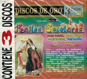 Bailes Escolares (con Mariachi, Norteno, Marimba, Jarocho y Huasteco 3CDs) Cd3-1233
