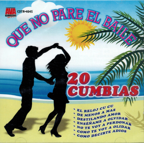 20 Cumbias (CD Que No Pare El Baile, Varios Grupos) Cdtr-4045 n/az