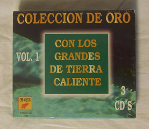 Coleccion De Oro (Con Los Grandes De Tierra Caliente 3CDs) Cdem-052 "USADO*