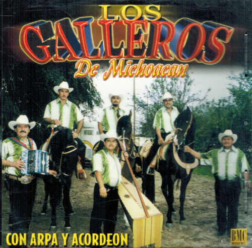 Galleros de Michoacan (CD Con Arpa y Acordeon) Bmc-3080