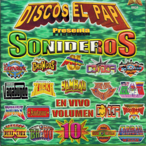 Sonideros En Vivo Vol. 10 (CD Varios Grupos) Papi-0034