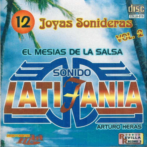 12 Joyas Sonideras (CD Vol#2 Sonido Latinfania Varios Grupos) CDLLA-019