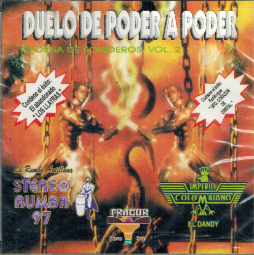 Duelo De Poder a Poder (CD Vol#2 Cadena De Sonideros Varios Grupos) Cdfra-051 CH