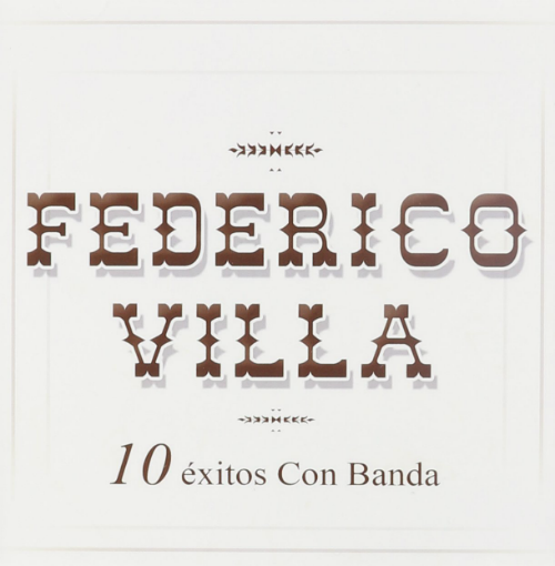 Federico Villa (CD 10 Exitos con Banda) CB-2532