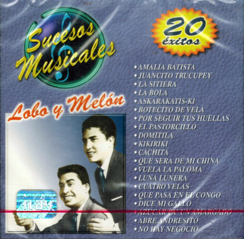 Lobo y Melon (CD Sucesos Musicales, 20 Exitos) 743217061029