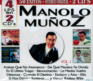 Manolo Munoz 4LPS En 2CD's 50 Exitos Vol. 1) Cro2c-41168