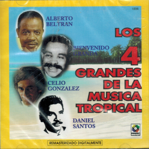 4 Grandes De La Musica Tropical (CD Varios Artistas) Cds-1896