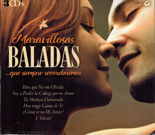 Maravillosas Baladas Que Siempre Recordaremos (CD Varios Artistas,3CDs) TMB-08350-R