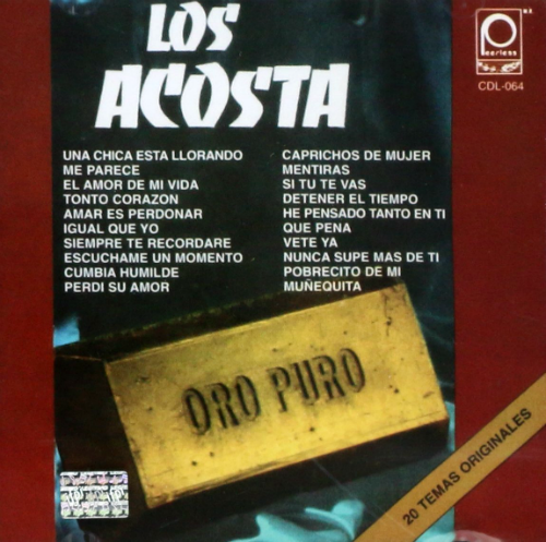Acosta (CD Oro Puro, 20 Exitos) CDL-064