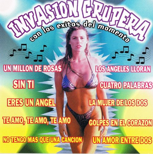 Invasion Grupera (CD Con los Exitos del Momento, Grupos Cover) Dxcd-1724