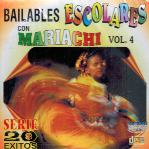 Bailables Escolares con Mariachi (CD 20 Exitos Vol. 4) Cdc-418