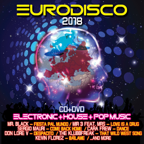 EURODISCO 2018 (CD+DVD ELECTRONIC+HOUSE+POP MUSIC) 190758413723