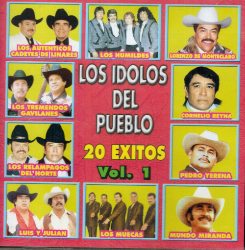 Idolos del Pueblo (CD 20 Exitos Volumen 1) FD-029