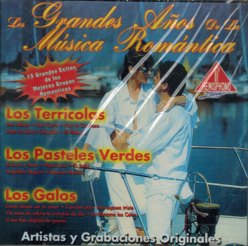 Grandes Anos De La Musica Romantica (CD 15 Exitos, Artistas y Grabaciones Originales) HL-3029