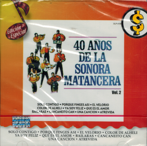 Matancera Sonora (CD 40 Anos de: Vol. 2) 809274328328