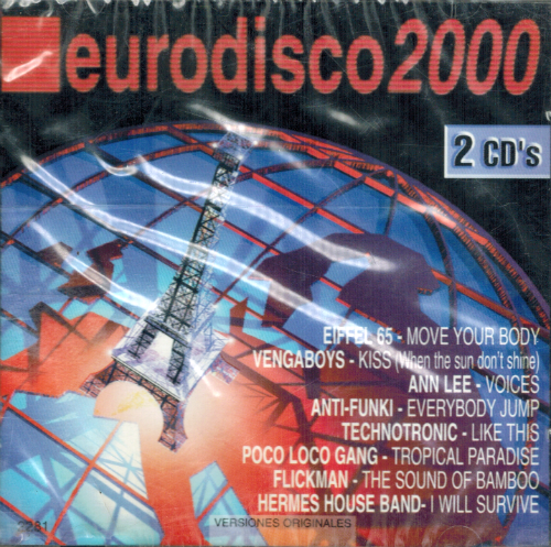 EURODISCO 2000 (2CD ANN LEE ANTI-FUNKI FLICKMAN TECHNOTRONIC) Cdmtv-912281