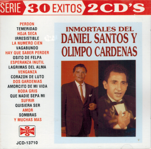 Daniel Santos - Olimpo Cardenas (2CD Inmortales De:) JCD-13710