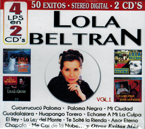 Lola Beltran (4LPS en 2CDs, 50 Exitos, Vol. 2) 41142