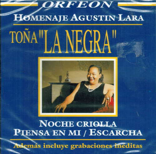 Tona La Negra (CD Homenaje a Agustin Lara) Cdl-16330