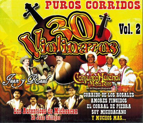 30 Violinazos (CD Vol#2 Puros Corridos, Varios Grupos) VECD-761