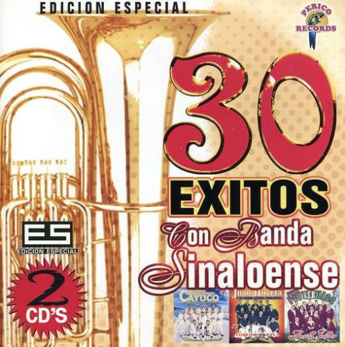 30 Exitos Con Banda (CD Cayuco, Potrerillos, Sierra Sinaloense) PR-071
