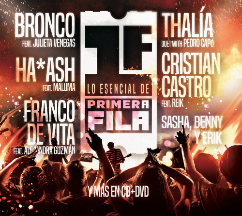 Esencial de Primera Fila (LIVE, Varios Artistas CD+DVD) 190758575421