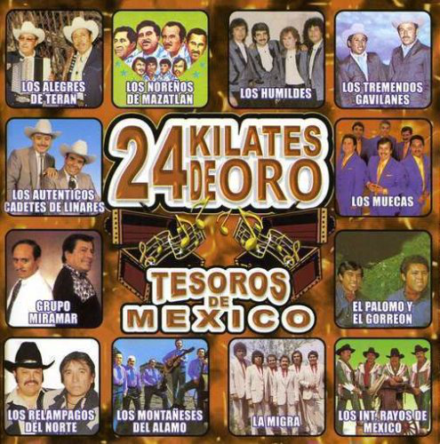24 Kilates de Oro (CD Tesoros de Mexico, Varios Artistas) ZR-125