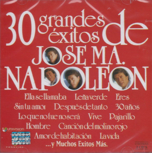 Jose Ma. Napoleon (30 Grandes Exitos de: 2CD) Univision-771284