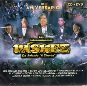 Internacionales Vaskez de Rolando "El Tiburon" (De Aniversario CD+DVD) 602567958499