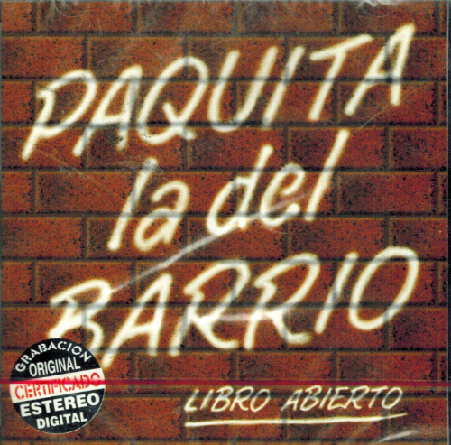 Paquita La Del Barrio (CD Libro Abierto) Cdn-13480