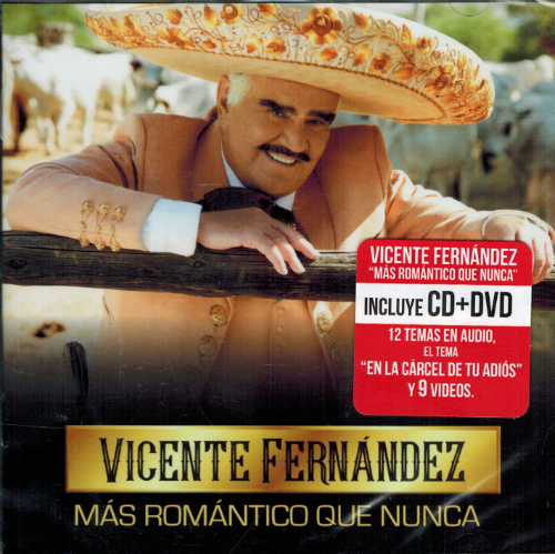 Vicente Fernandez (Mas Romantico Que Nunca CD+DVD) 190758656526