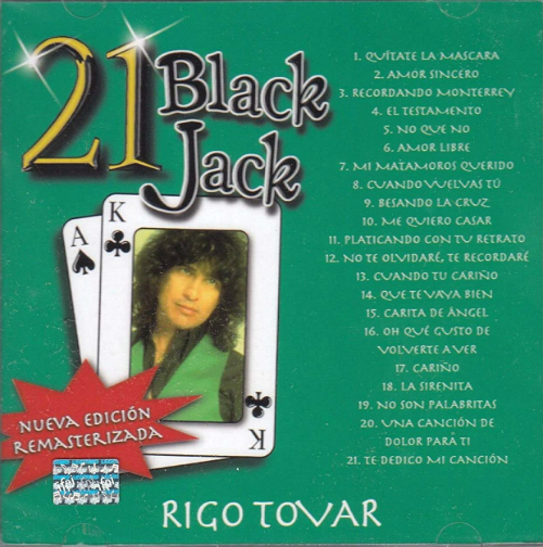 Rigo Tovar (CD 21 Black Jack) 602537596362