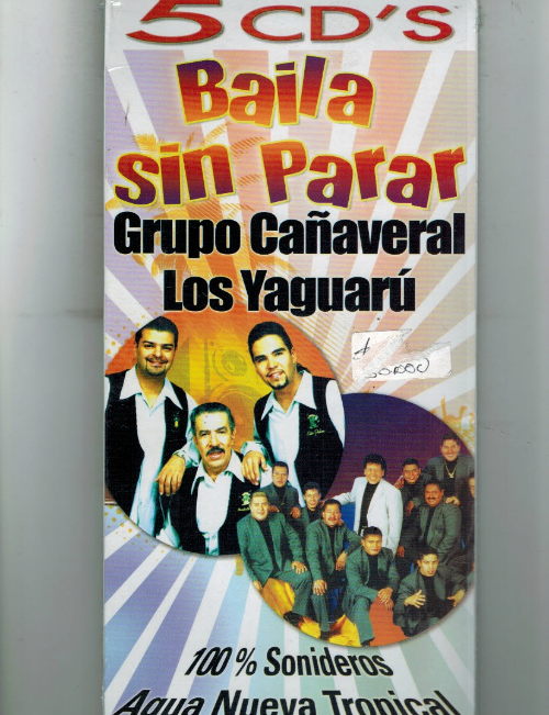 Canaveral, Yaguaru, Efren David, Agua Nueva Tropical y 100% Sonidero (5 CDs) 400748 N/AZ