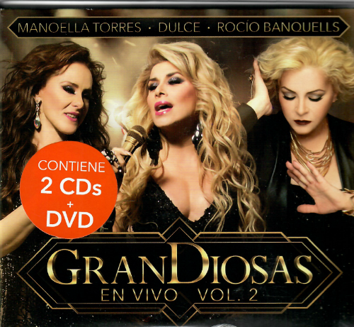 Manoella Torres, Dulce y Rocio Banquells (2CD-DVD GranDiosas En Vivo Vol#2) 7509848298318