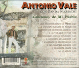 Antonio Vale (CD Canciones De Mi Pueblo, Banda, Mariachi) BMG-4112 N/AZ