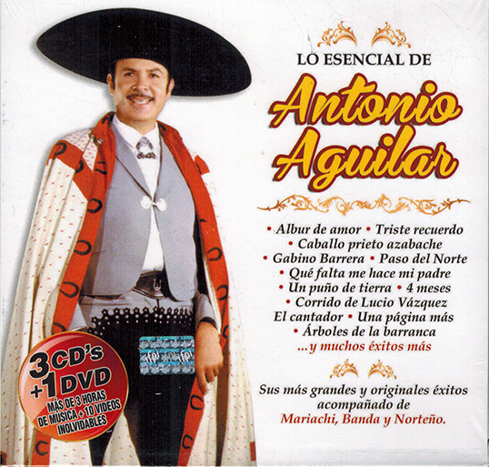 Antonio Aguilar (Lo Esencial 3CDs 1DVD) Sony-302425