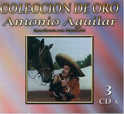 Antonio Aguilar (CD Coleccion De Oro Rancheras Con Mariachi 3CDs) Musart-3532