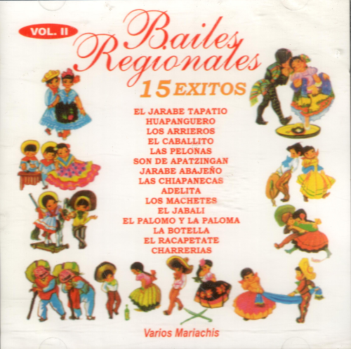 Mariachi Mexicoapan (CD Bailes Regionales, 15 Exitos, Vol.#2) CD-215006