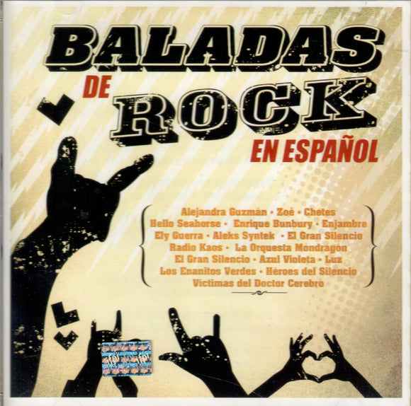 Baladas de Rock en Espanol (CD Varios Artistas) EMI-5099974139125