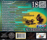 18 Corridos Con Tus Artistas Calentanos (CD Varios Artistas) BRCD-347