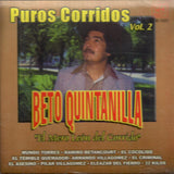 Beto Quintanilla (CD Puros Corridos Vol. 2) Cde-1021