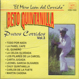 Beto Quintanilla (Cd Vol#3 Puros Corridos) CDE-1022