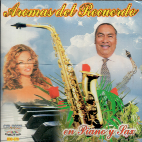 Geovanny y Rommy (CD, Aromas del Recuerdo en Piano y Sax) Cdc-578