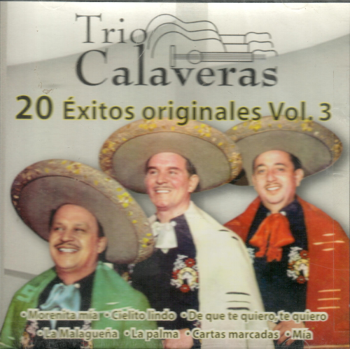 Trio Calaveras (CD 20 Exitos Originales Volumen#3) Cdlb-1746