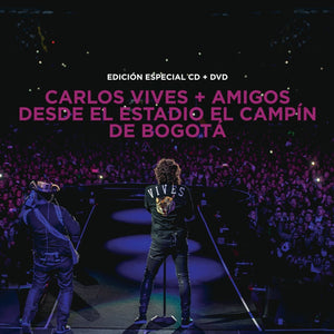 Carlos Vives (CD+DVD "+Amigos Desde el Estadio El Campin de Bogota Sony-948628)