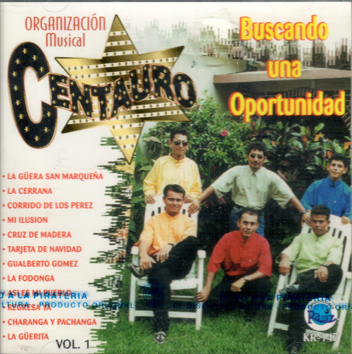 Musical Centauro, Organizacion (CD Buscando Una Oportunidad, Vol.#1) KR-147