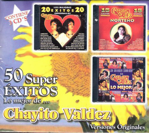 Chayito Valdez (3CD 50 Super Exitos Versiones Originales) Tricd-3030